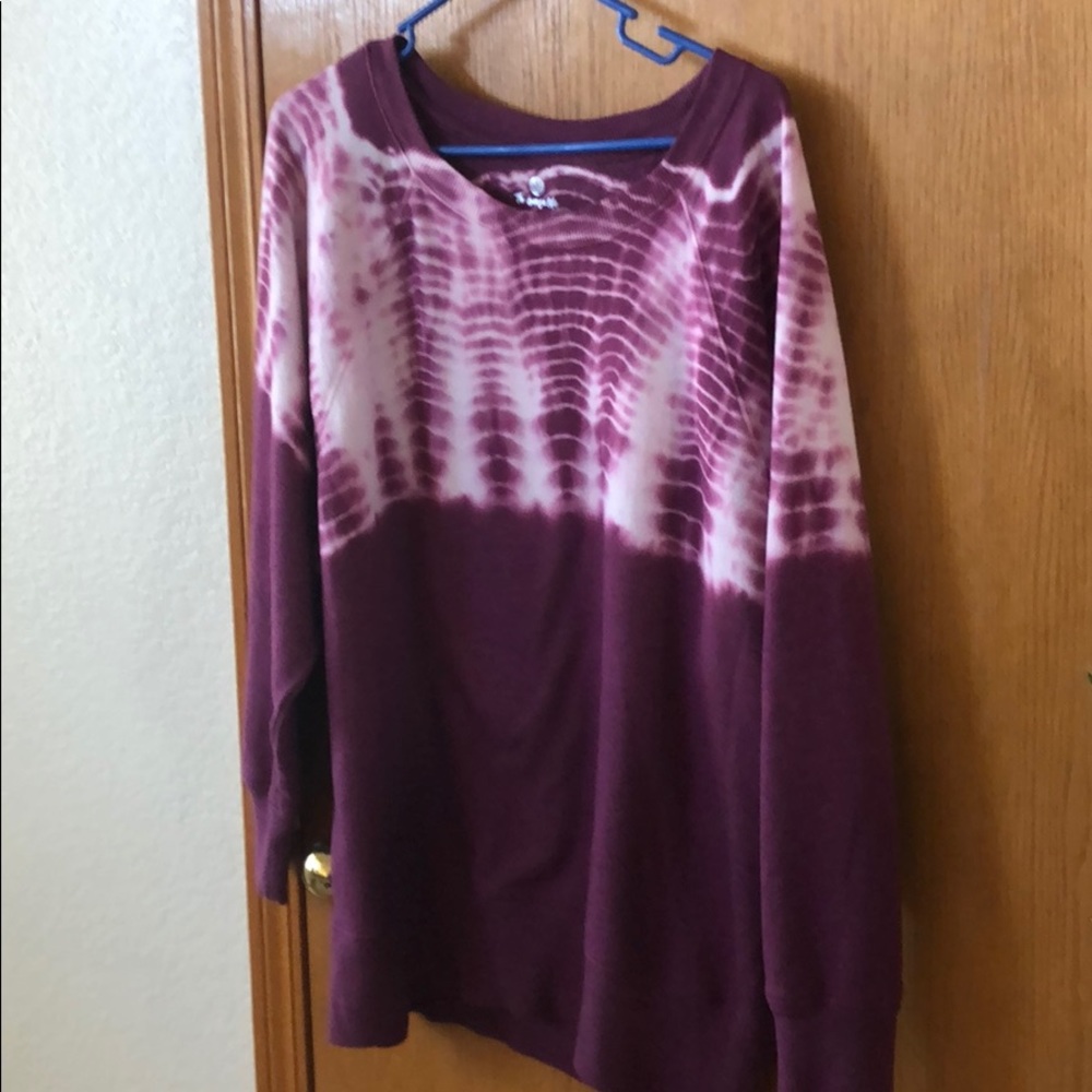 The lounge life weekend sweatshirt size large plum